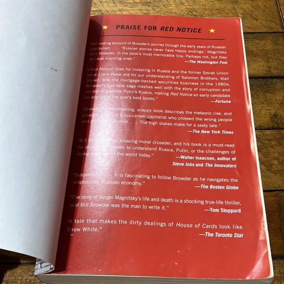 Book | Red Notice by Bill Brower softcover - Picture 6 of 6